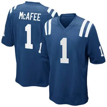 Nike Pat McAfee Men's Game Indianapolis Colts Royal Blue Team Color Jersey