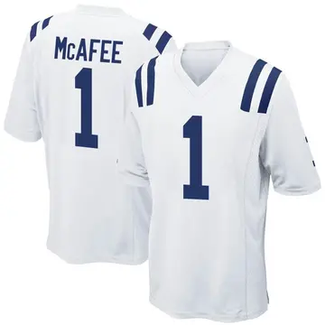 Nike Pat McAfee Men's Game Indianapolis Colts White Jersey