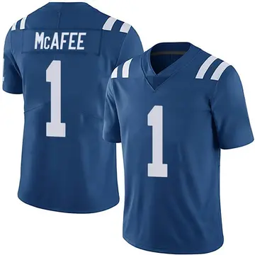 Nike Pat McAfee Men's Limited Indianapolis Colts Royal Team Color Vapor Untouchable Jersey