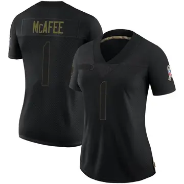 Nike Pat McAfee Women's Limited Indianapolis Colts Black 2020 Salute To Service Jersey