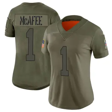 Nike Pat McAfee Women's Limited Indianapolis Colts Camo 2019 Salute to Service Jersey