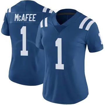 Nike Pat McAfee Women's Limited Indianapolis Colts Royal Color Rush Vapor Untouchable Jersey