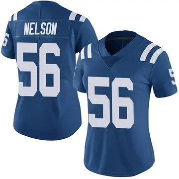 Nike Quenton Nelson Women's Limited Indianapolis Colts Royal Team Color Vapor Untouchable Jersey