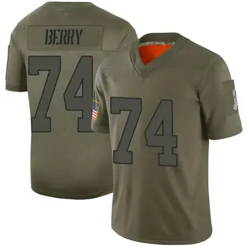 Nike Rashod Berry Men's Limited Indianapolis Colts Camo 2019 Salute to Service Jersey