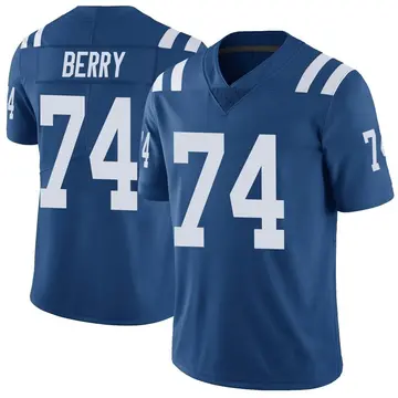 Nike Rashod Berry Men's Limited Indianapolis Colts Royal Color Rush Vapor Untouchable Jersey