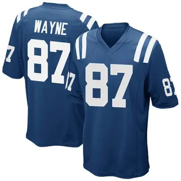 Nike Reggie Wayne Men's Game Indianapolis Colts Royal Blue Team Color Jersey