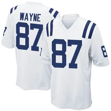 Nike Reggie Wayne Men's Game Indianapolis Colts White Jersey