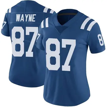 Nike Reggie Wayne Women's Limited Indianapolis Colts Royal Color Rush Vapor Untouchable Jersey