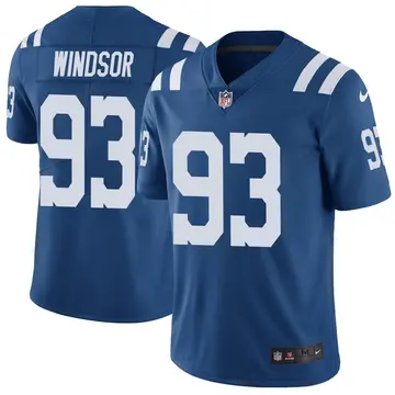 Nike Rob Windsor Men's Limited Indianapolis Colts Royal Color Rush Vapor Untouchable Jersey