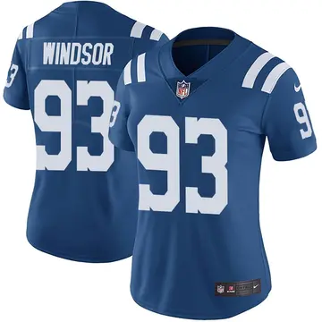 Nike Rob Windsor Women's Limited Indianapolis Colts Royal Color Rush Vapor Untouchable Jersey