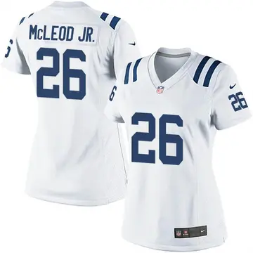 Nike Rodney McLeod Jr. Women's Game Indianapolis Colts White Jersey