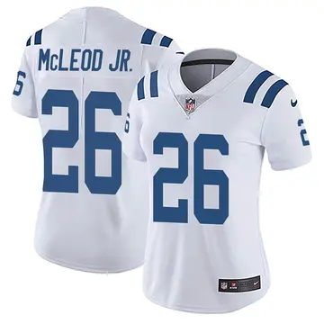 Nike Rodney McLeod Jr. Women's Limited Indianapolis Colts White Vapor Untouchable Jersey