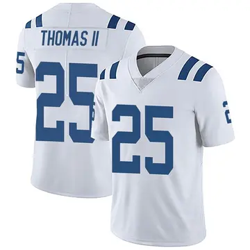Nike Rodney Thomas II Men's Limited Indianapolis Colts White Vapor Untouchable Jersey