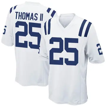 Nike Rodney Thomas II Youth Game Indianapolis Colts White Jersey