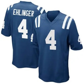 Nike Sam Ehlinger Men's Game Indianapolis Colts Royal Blue Team Color Jersey