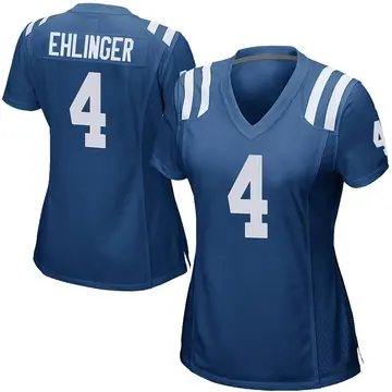 Nike Sam Ehlinger Women's Game Indianapolis Colts Royal Blue Team Color Jersey