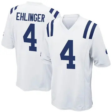 Nike Sam Ehlinger Youth Game Indianapolis Colts White Jersey