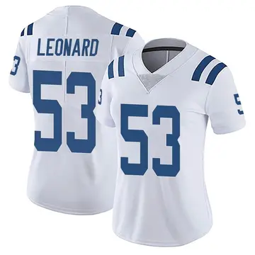 Nike Shaquille Leonard Women's Limited Indianapolis Colts White Vapor Untouchable Jersey