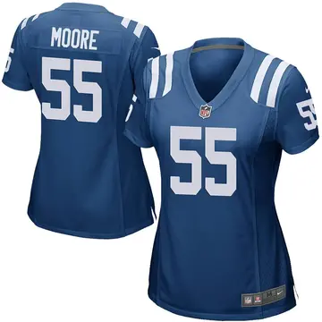 Nike Skai Moore Women's Game Indianapolis Colts Royal Blue Team Color Jersey