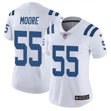 Nike Skai Moore Women's Limited Indianapolis Colts White Vapor Untouchable Jersey