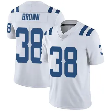 Nike Tony Brown Men's Limited Indianapolis Colts White Vapor Untouchable Jersey