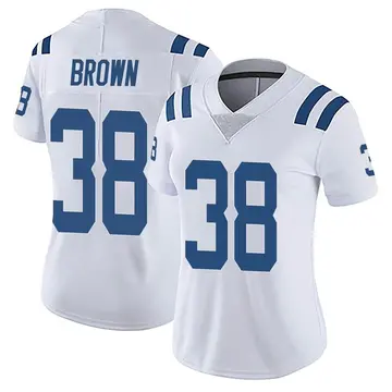 Nike Tony Brown Women's Limited Indianapolis Colts White Vapor Untouchable Jersey