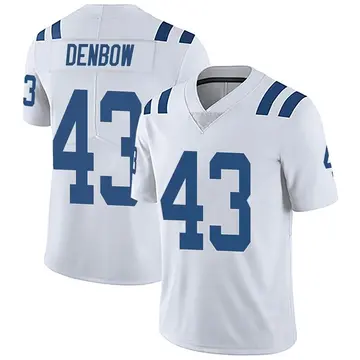 Nike Trevor Denbow Men's Limited Indianapolis Colts White Vapor Untouchable Jersey
