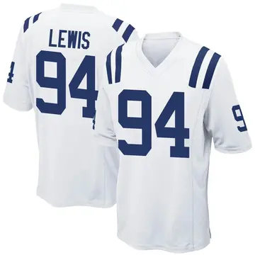 Nike Tyquan Lewis Men's Game Indianapolis Colts White Jersey