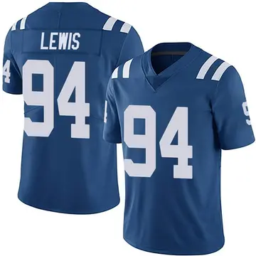 Nike Tyquan Lewis Men's Limited Indianapolis Colts Royal Team Color Vapor Untouchable Jersey