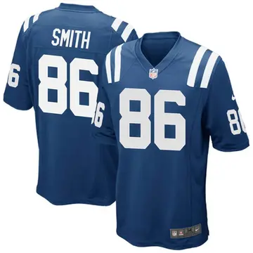Nike Vyncint Smith Men's Game Indianapolis Colts Royal Blue Team Color Jersey