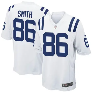 Nike Vyncint Smith Men's Game Indianapolis Colts White Jersey