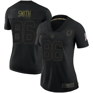 Nike Vyncint Smith Women's Limited Indianapolis Colts Black 2020 Salute To Service Jersey