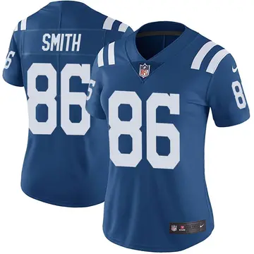 Nike Vyncint Smith Women's Limited Indianapolis Colts Royal Color Rush Vapor Untouchable Jersey