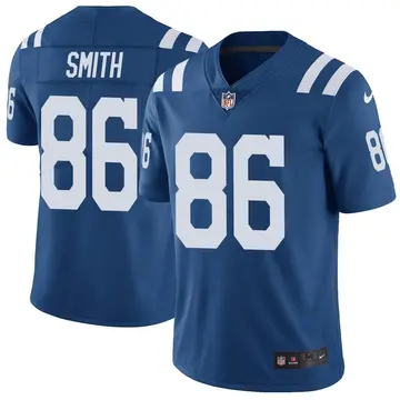 Nike Vyncint Smith Youth Limited Indianapolis Colts Royal Color Rush Vapor Untouchable Jersey