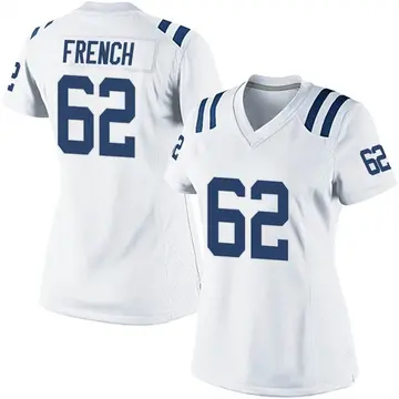 Nike Wesley French Women's Game Indianapolis Colts White Jersey