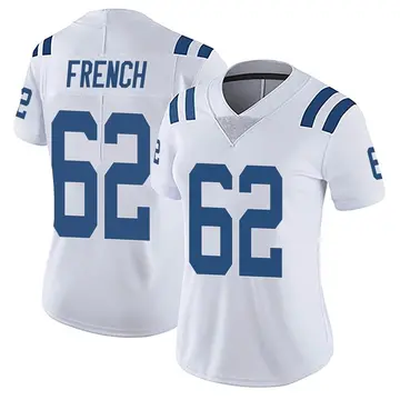 Nike Wesley French Women's Limited Indianapolis Colts White Vapor Untouchable Jersey