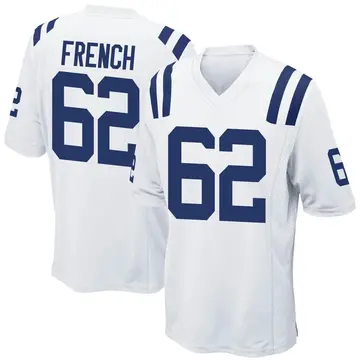 Nike Wesley French Youth Game Indianapolis Colts White Jersey