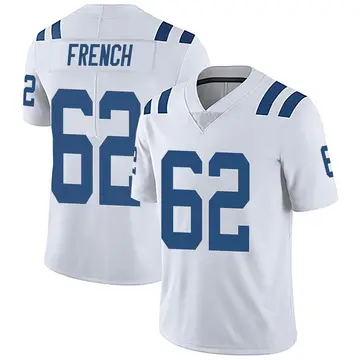 Nike Wesley French Youth Limited Indianapolis Colts White Vapor Untouchable Jersey