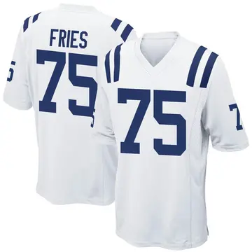 Nike Will Fries Men's Game Indianapolis Colts White Jersey
