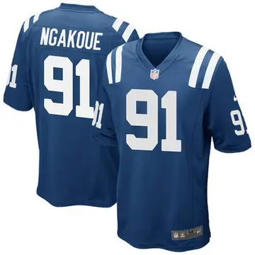 Nike Yannick Ngakoue Men's Game Indianapolis Colts Royal Blue Team Color Jersey