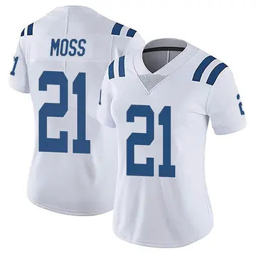 Nike Zack Moss Women's Limited Indianapolis Colts White Vapor Untouchable Jersey