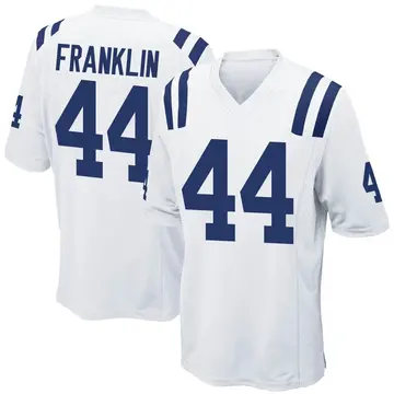 Nike Zaire Franklin Youth Game Indianapolis Colts White Jersey